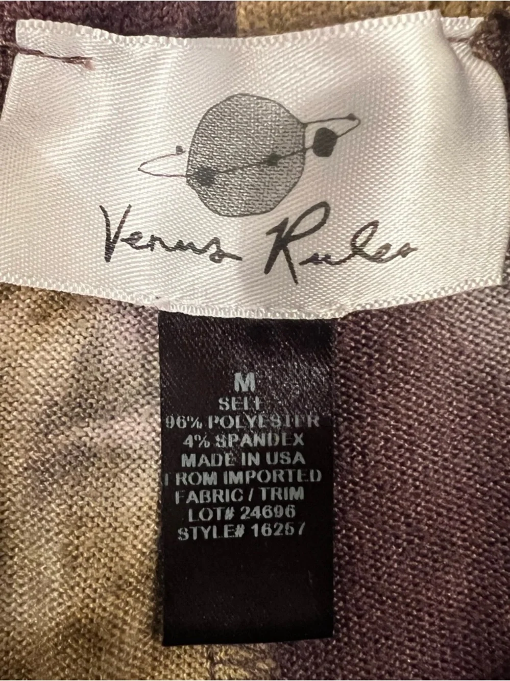 Venus Rule tie dye Joggers | Size M | Purple-Gold - Black | Like New - Picture 12 of 12